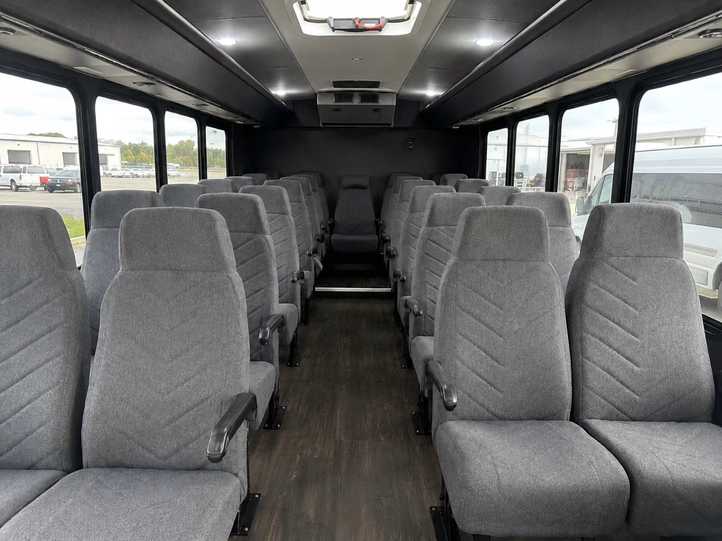 15 passenger minibus inside