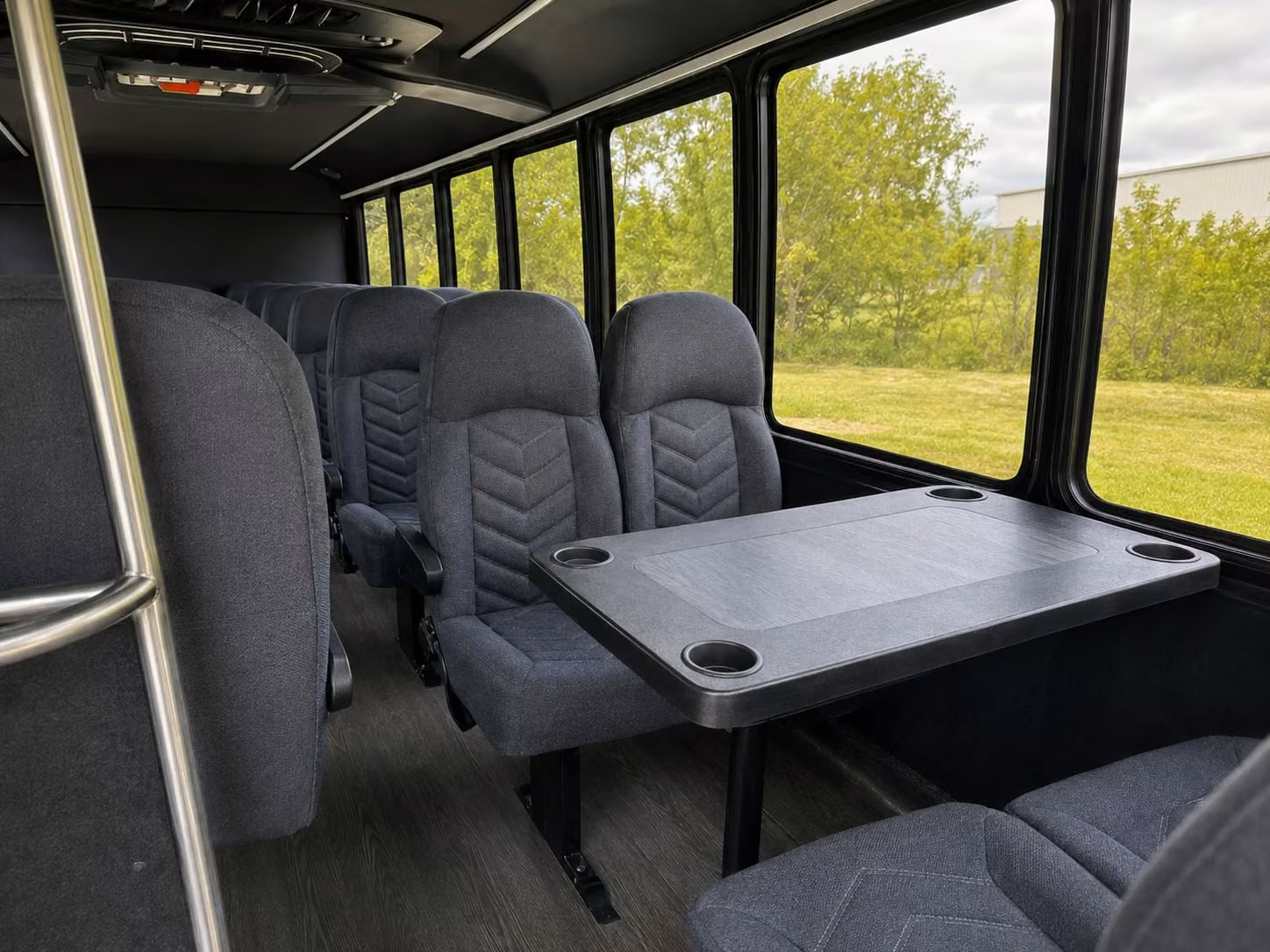 18 passenger minibus interior