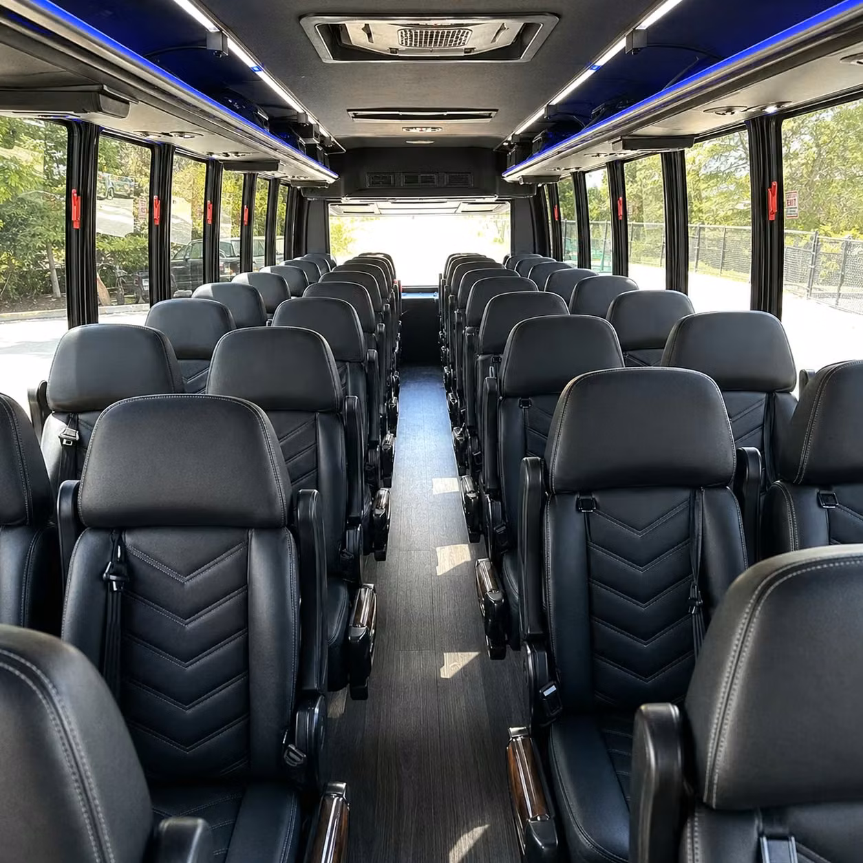 35 passenger minibus inside