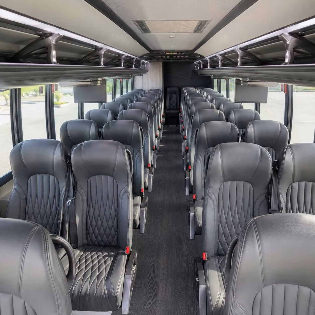 35 passenger minibus interior