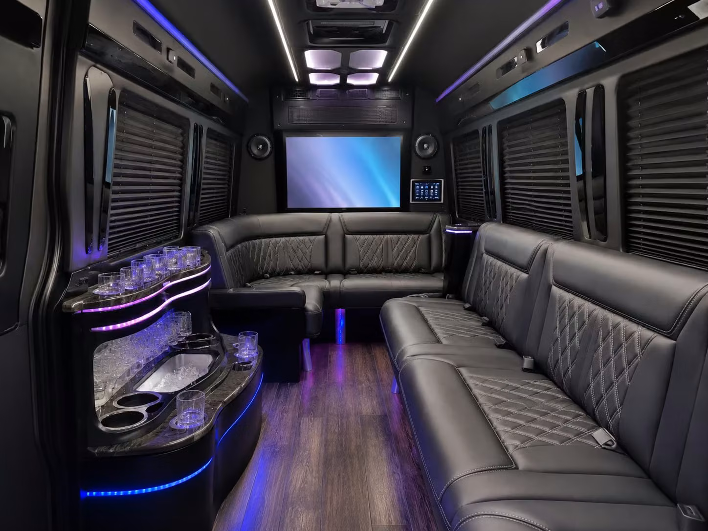 bus rental options for fayetteville trips
