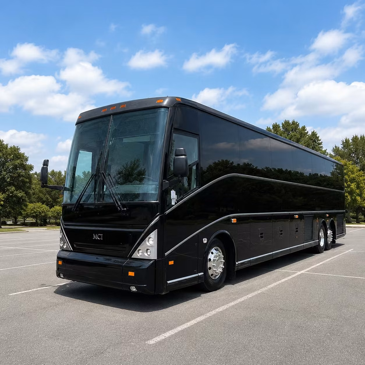 sports team fan charter bus rentals in fayetteville