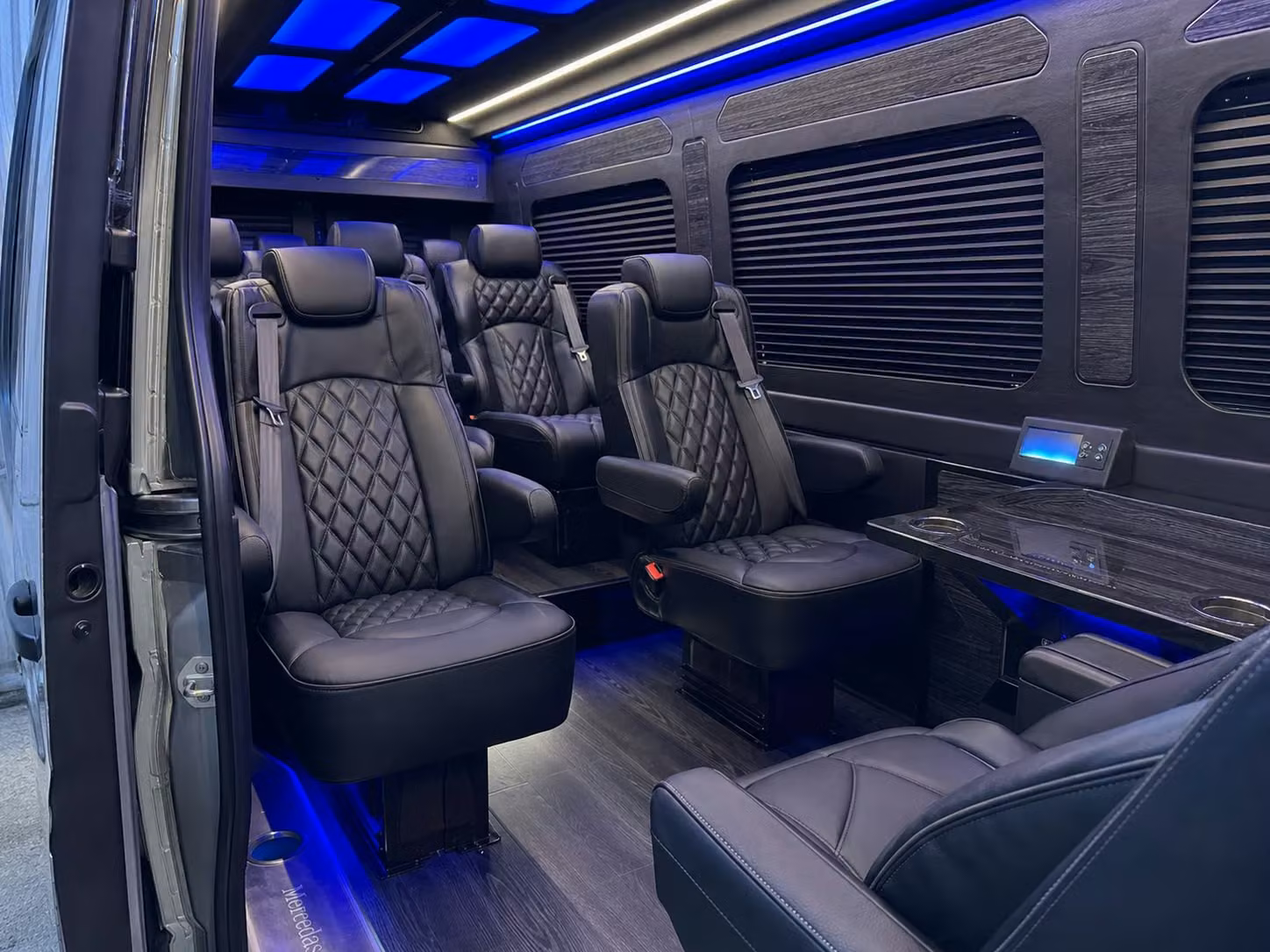 sprinter van transportation for groups and events across fayetteville