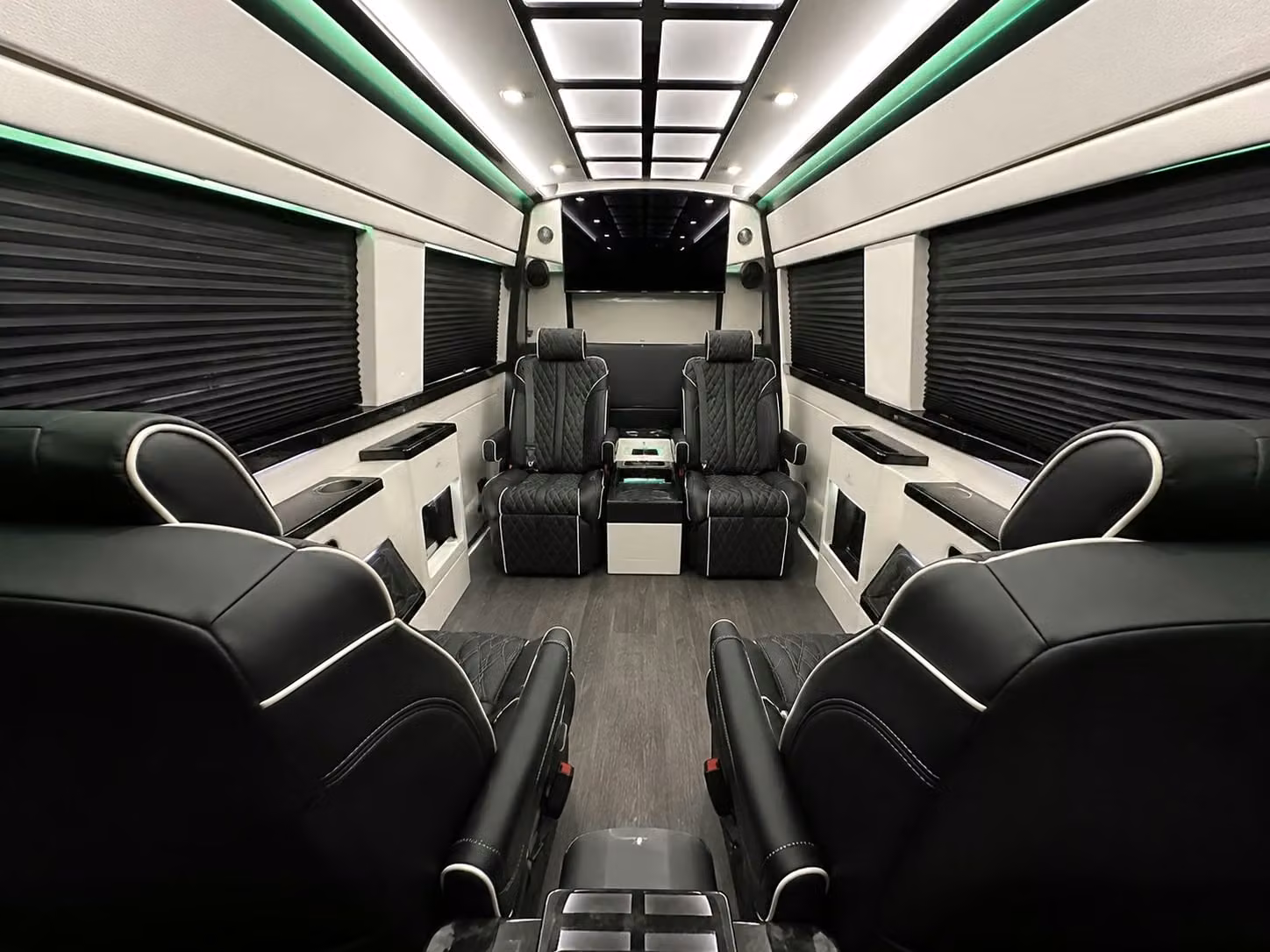 sprinter van with driver inside
