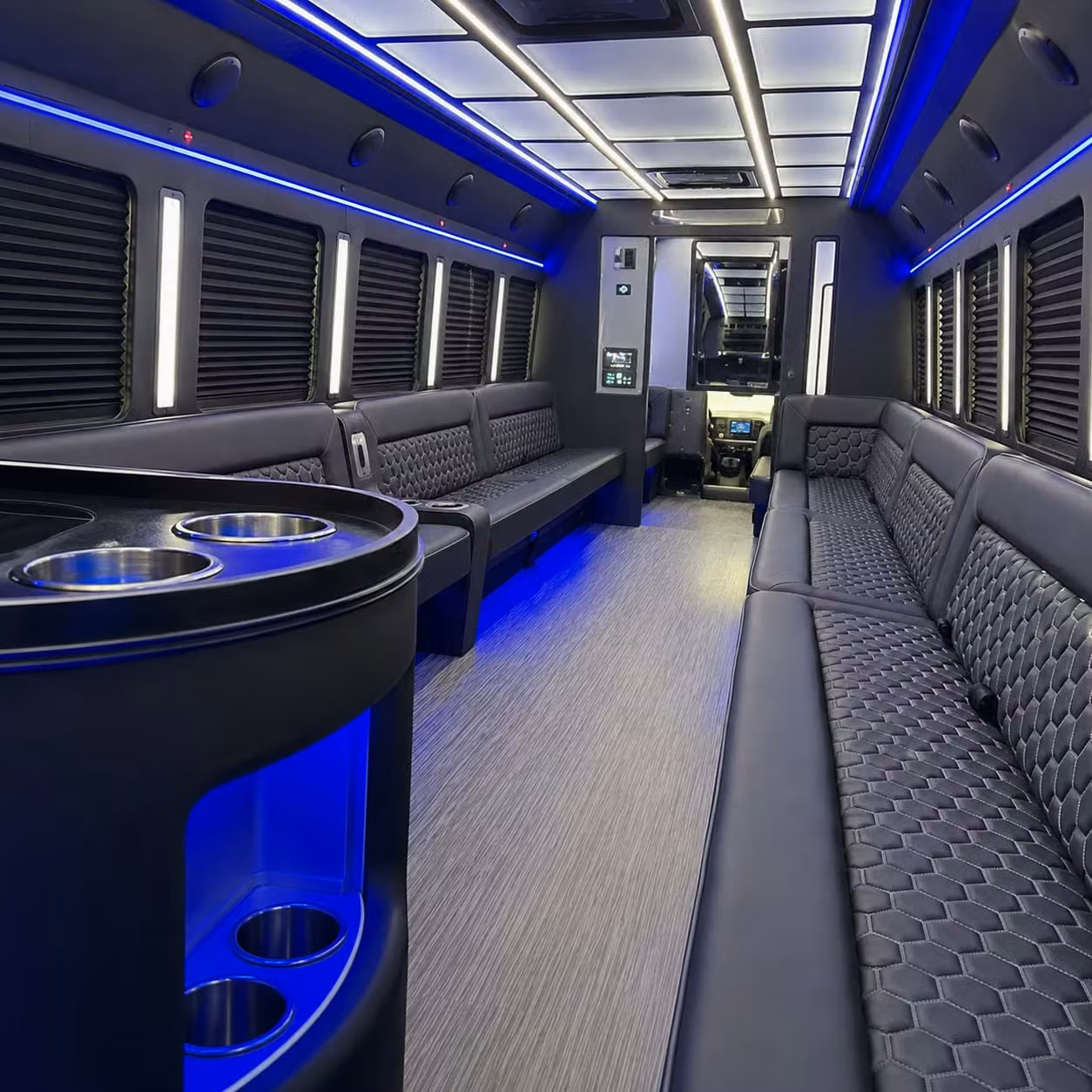 what makes a party bus the right call for a fayetteville concert night